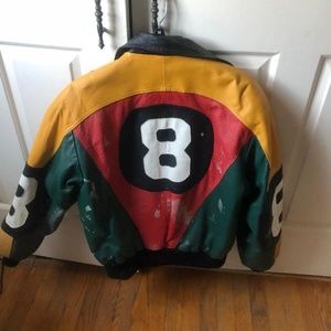 8 ball leather jacket